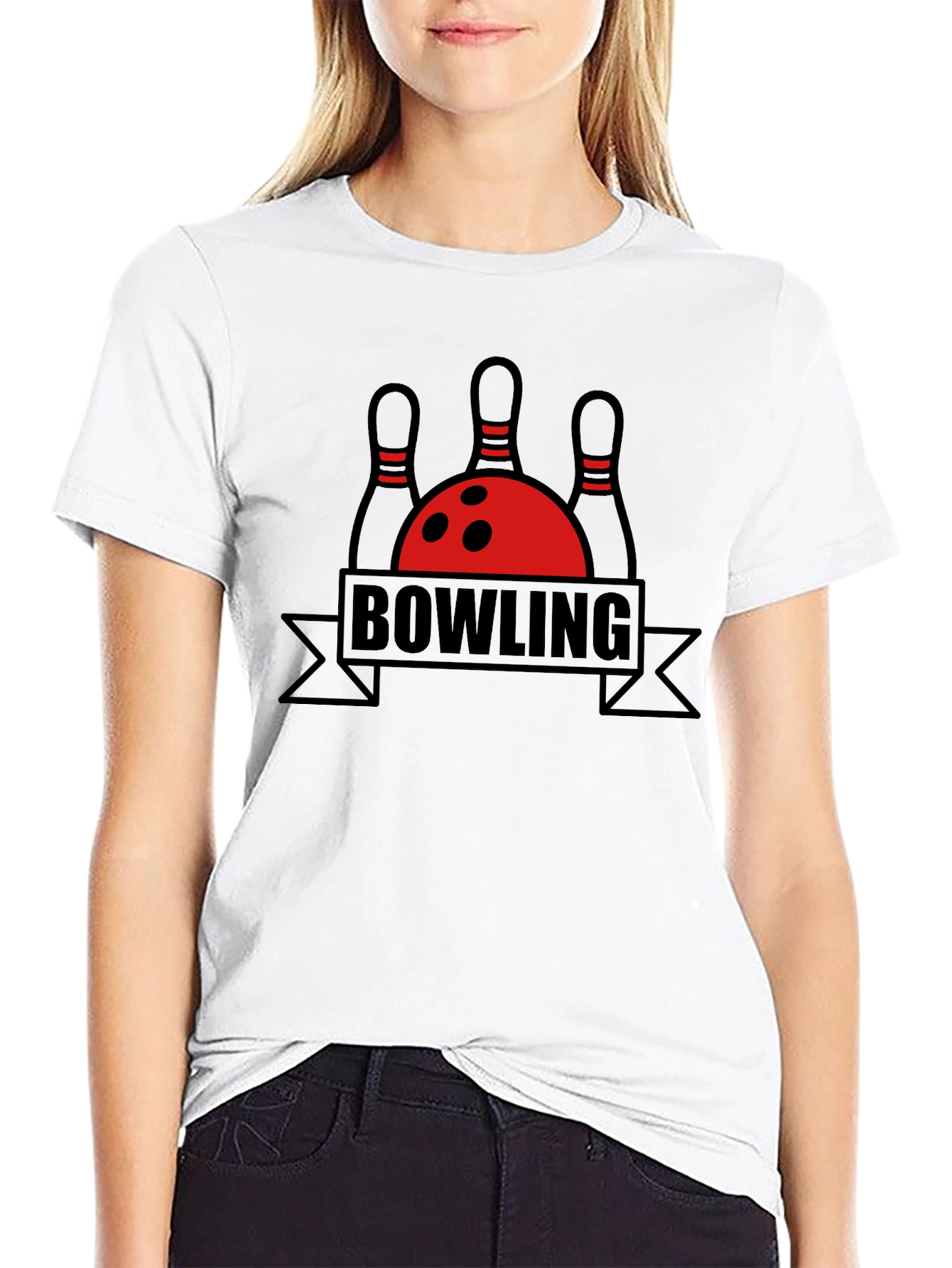 Bowling Graphic Tee - Strike Up Some Fun!