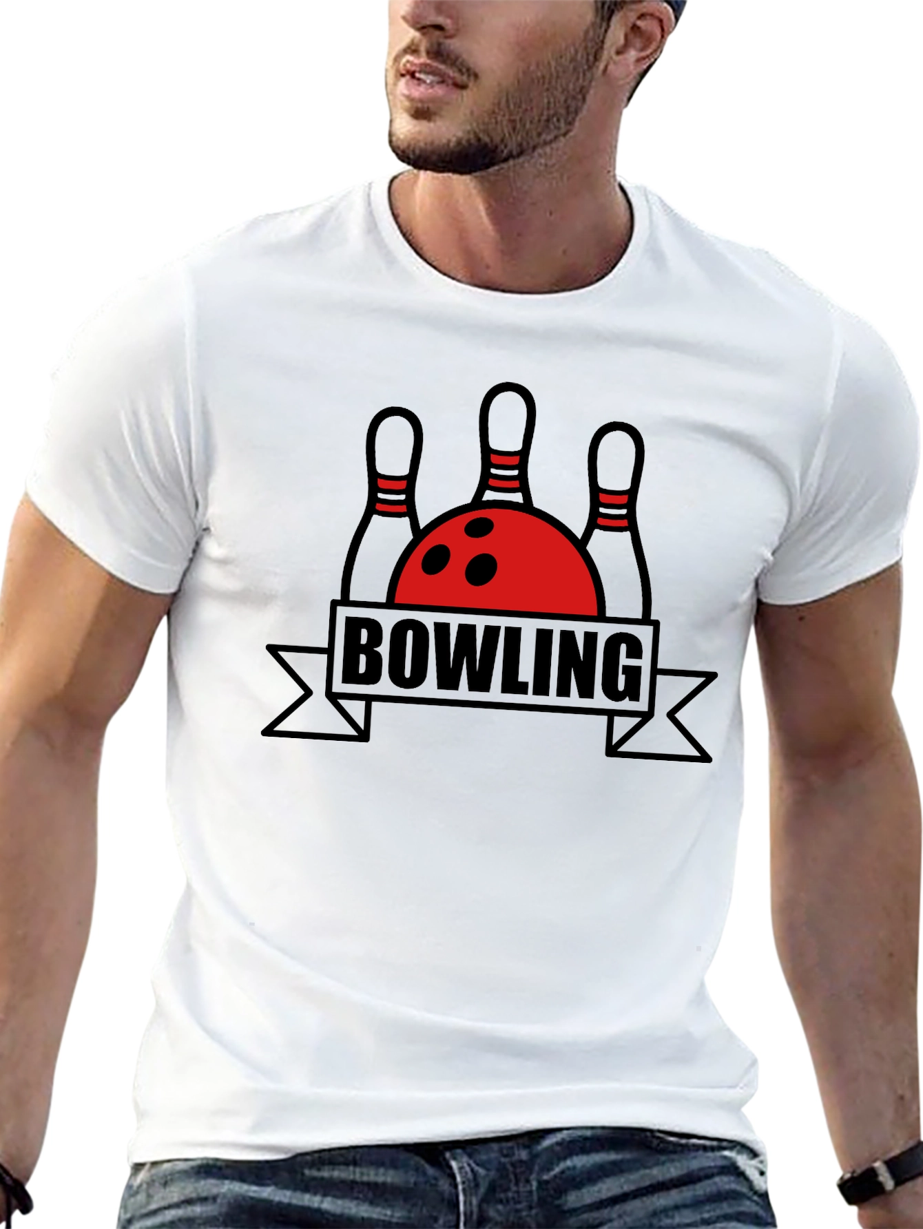 Bowling Graphic Tee - Strike Up Some Fun!