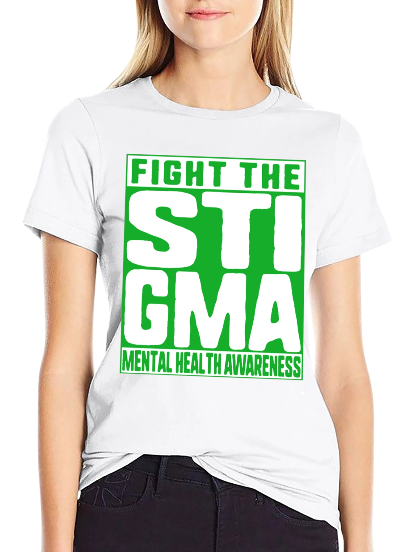 Fight The Stigma Mental Health Awareness T-Shirt
