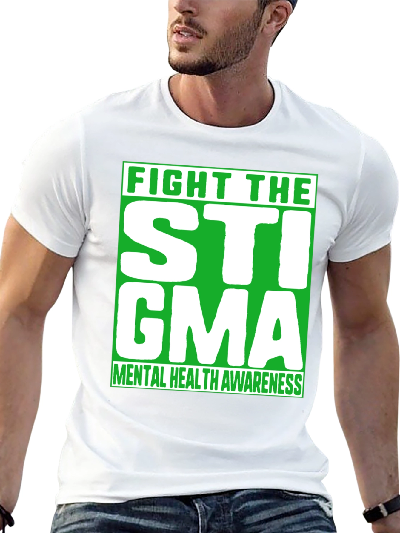 Fight The Stigma Mental Health Awareness T-Shirt