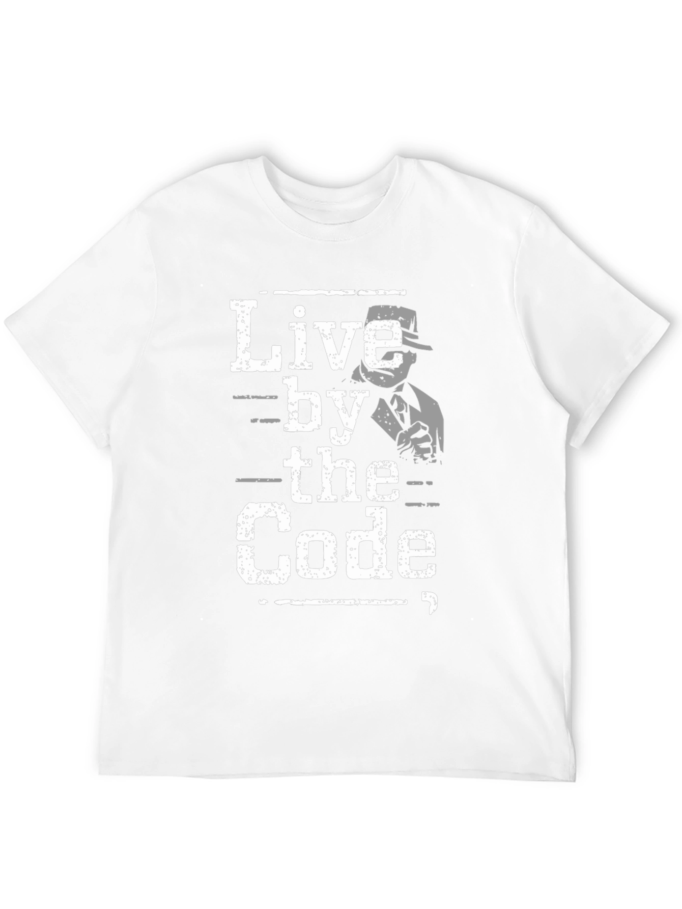 Live By the Code Graphic Tee - Mobster Design