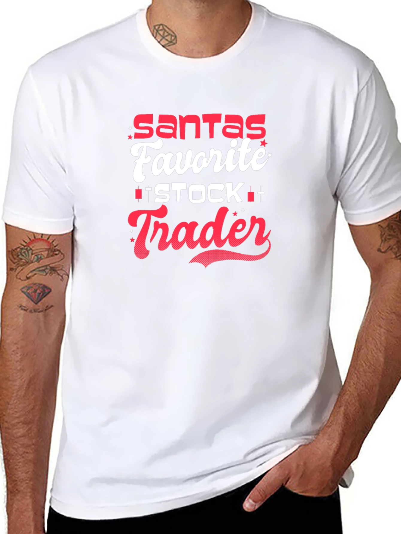 Santas Favorite Stock Trader T-Shirt