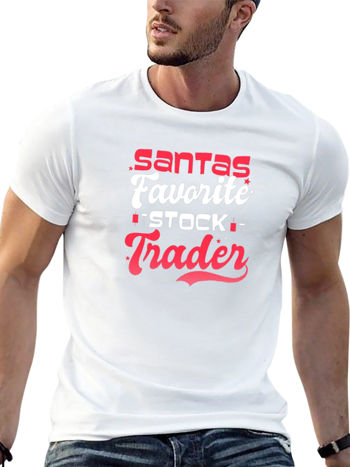 Santas Favorite Stock Trader T-Shirt