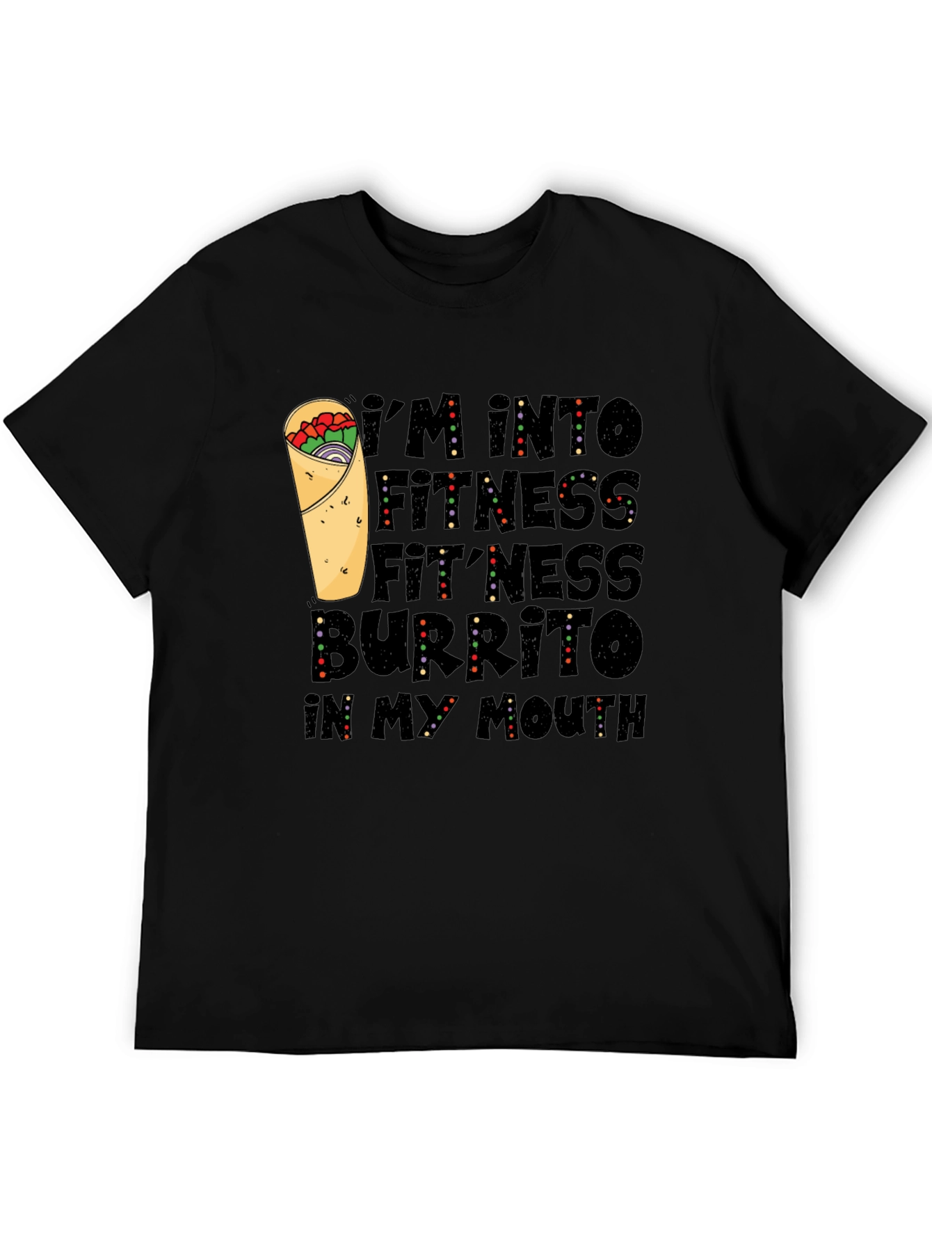 Fitness Burrito T-Shirt - Foodie Fun!