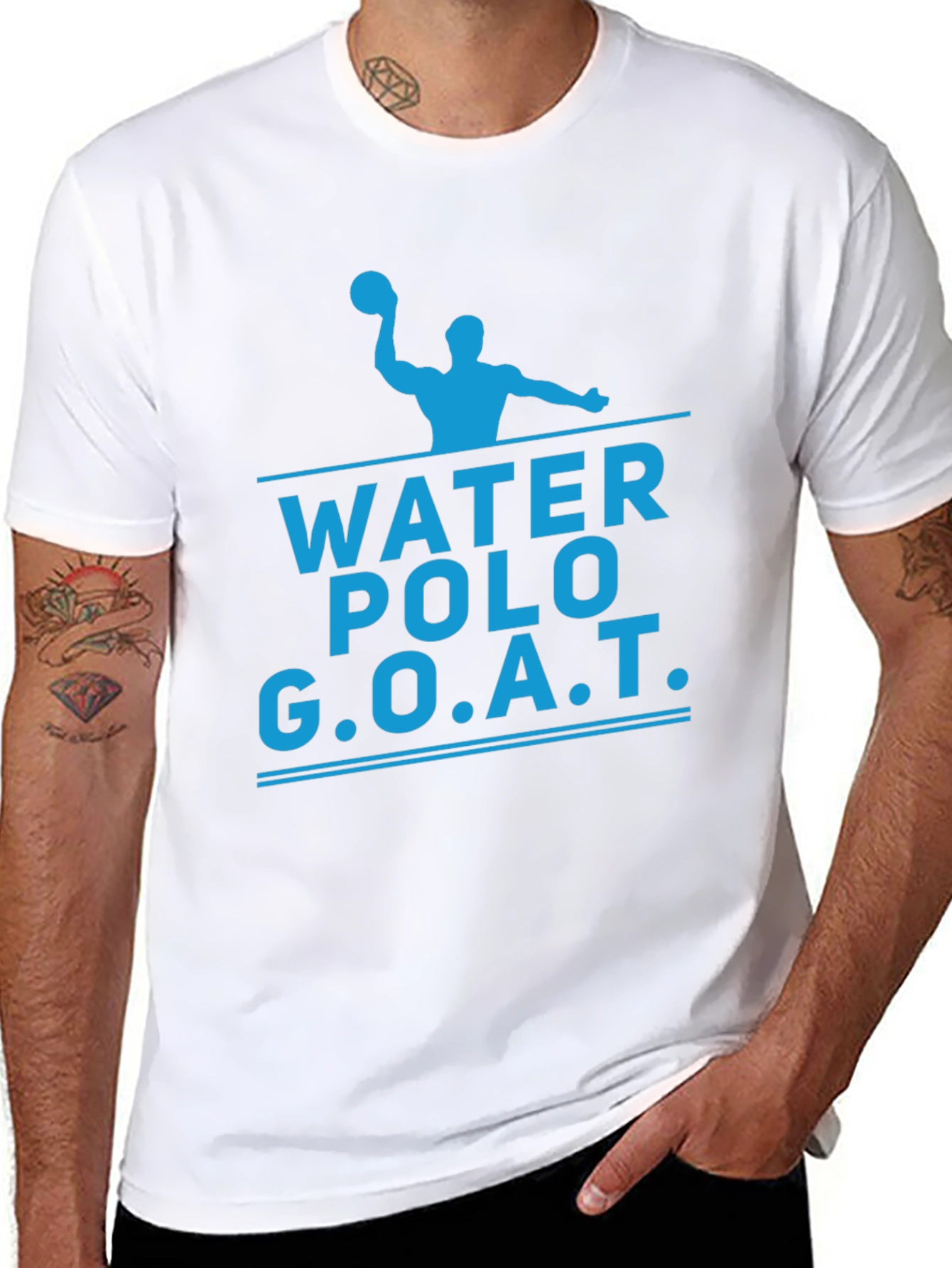Water Polo GOAT T-Shirt - Black
