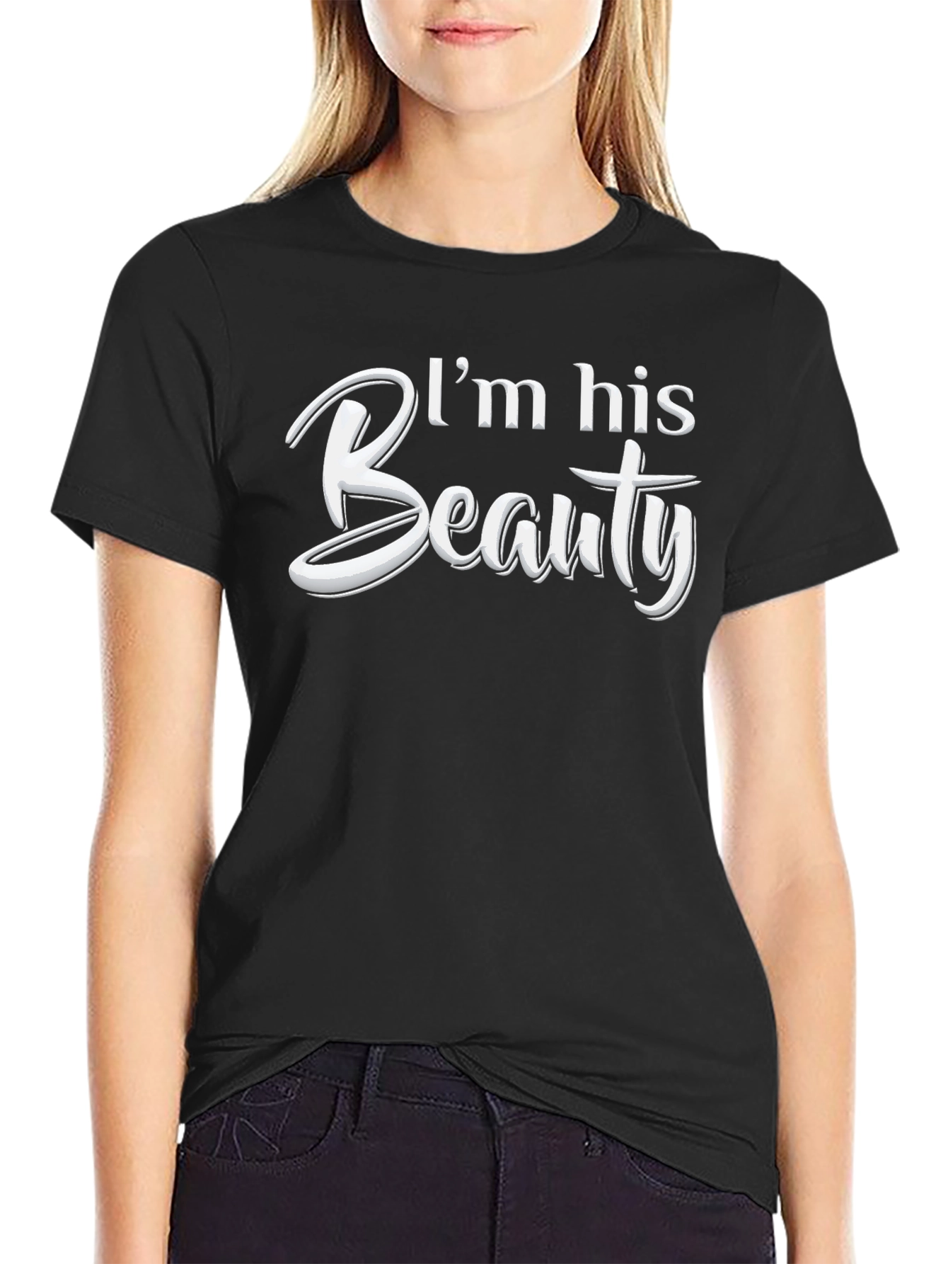 Im His Beauty Matching Couple T-Shirt