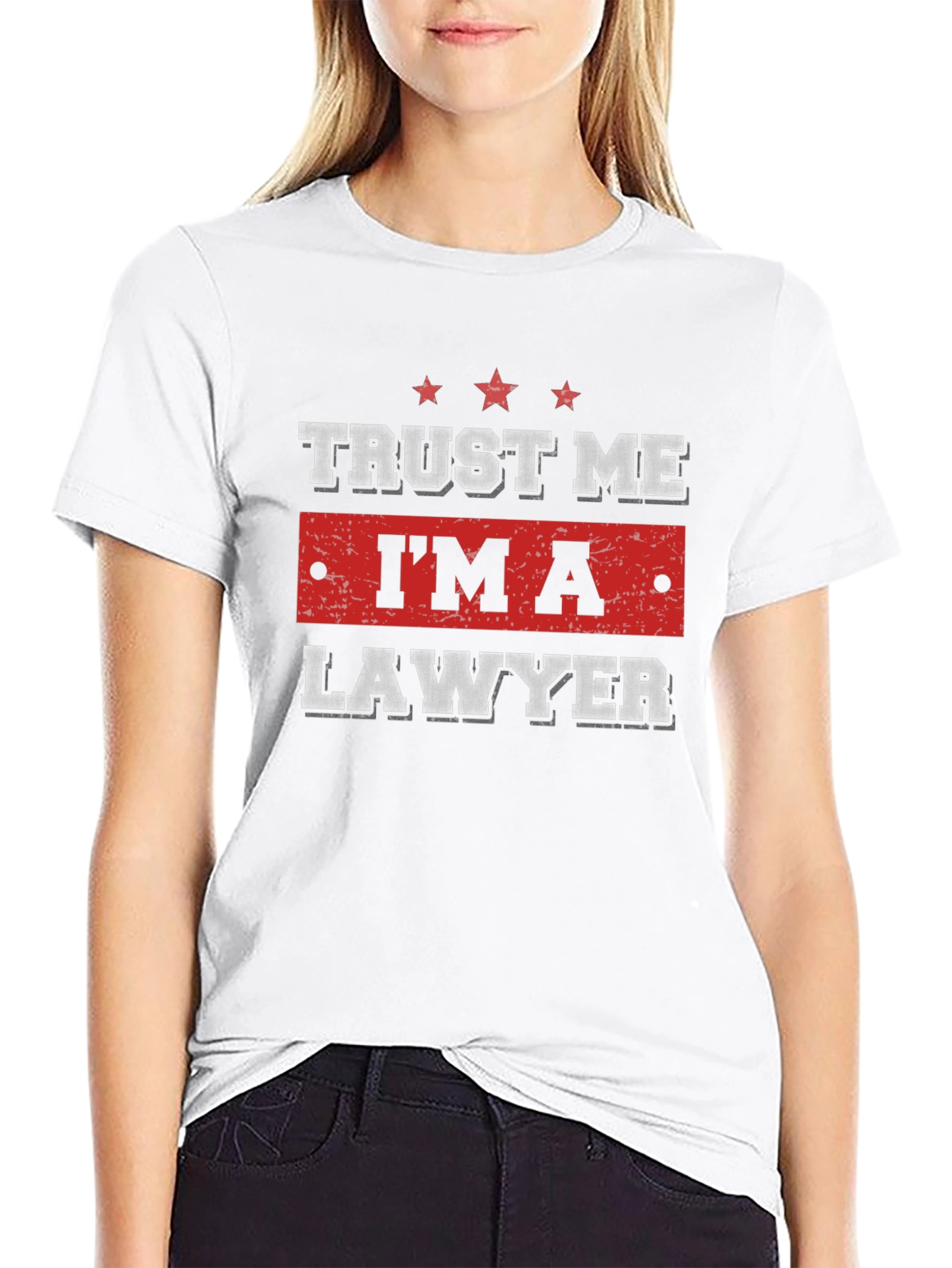 Trust Me Im A Lawyer Black T-Shirt