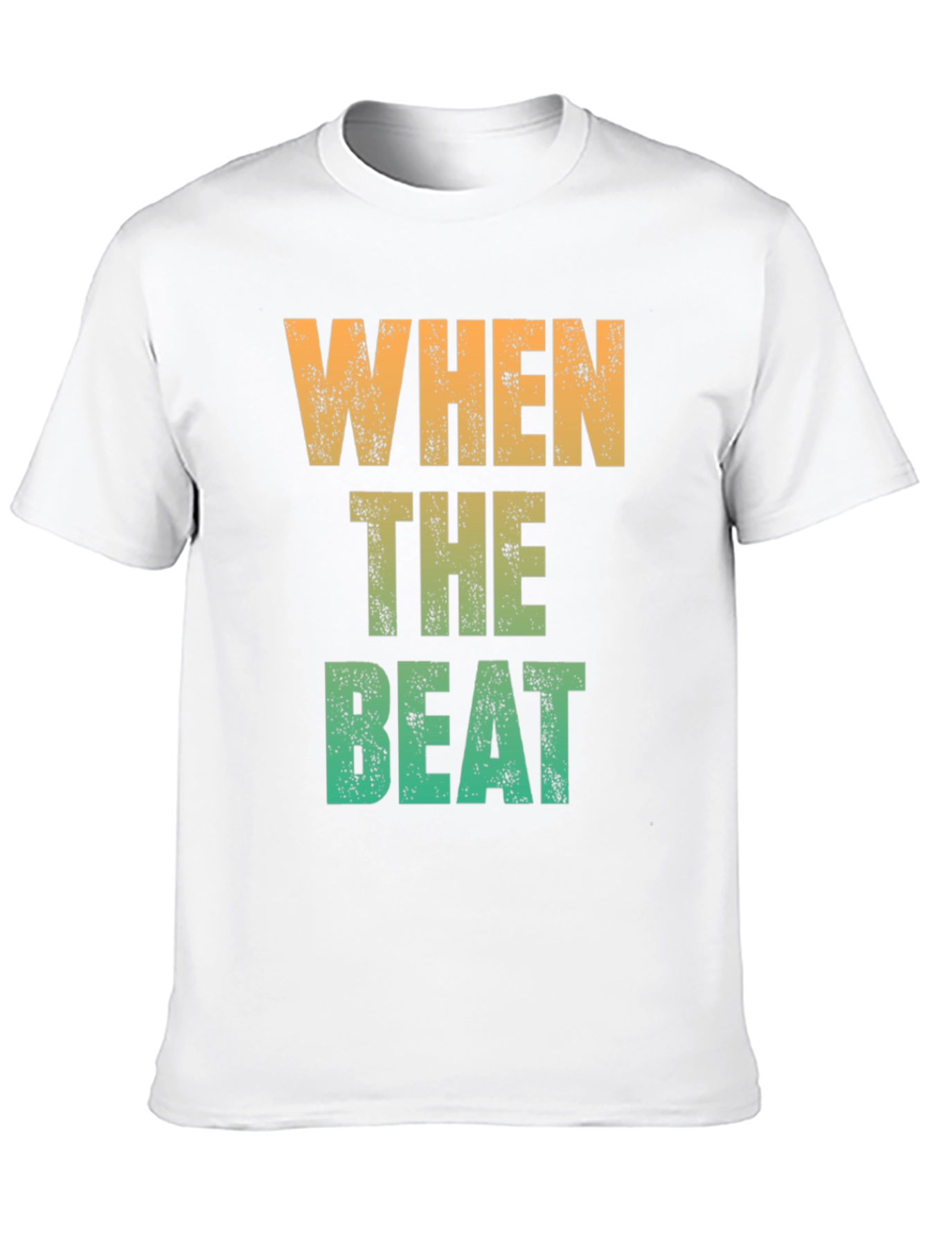 When The Beat Drops Graphic Tee - Cotton Blend
