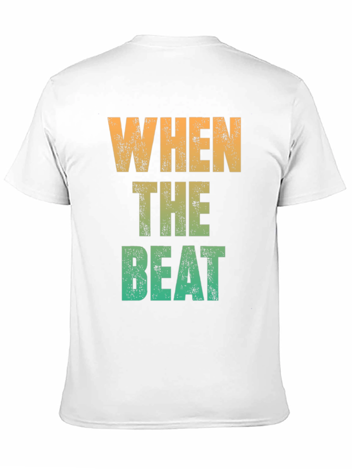 When The Beat Drops Graphic Tee - Cotton Blend