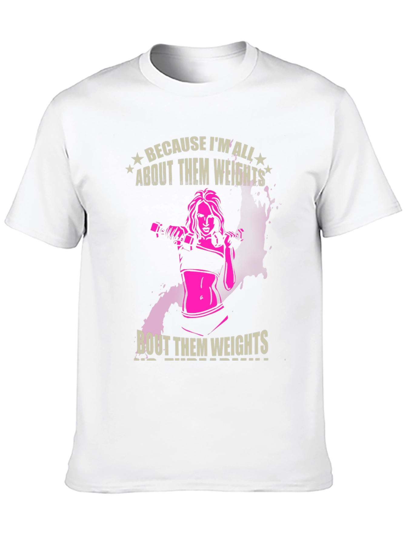Weights Graphic T-Shirt - Fitness Apparel