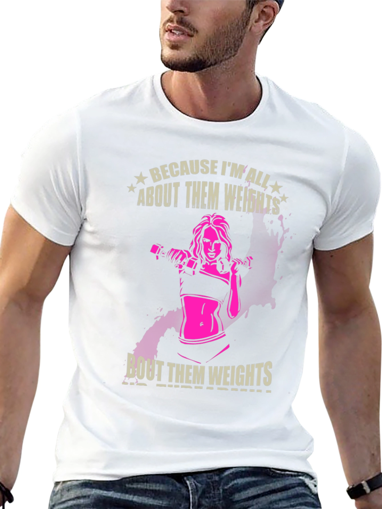 Weights Graphic T-Shirt - Fitness Apparel