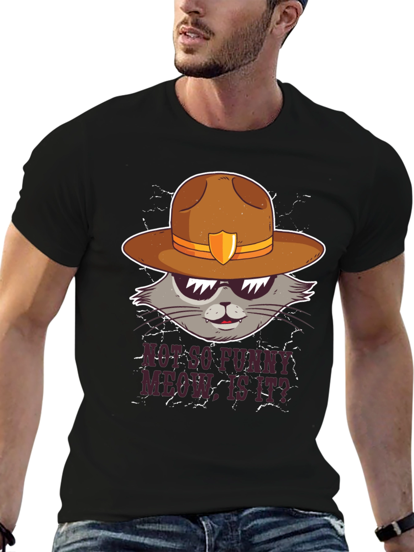 Funny Cat Ranger T-Shirt