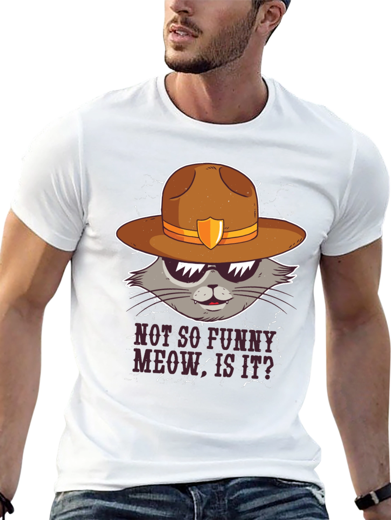 Funny Cat Ranger T-Shirt