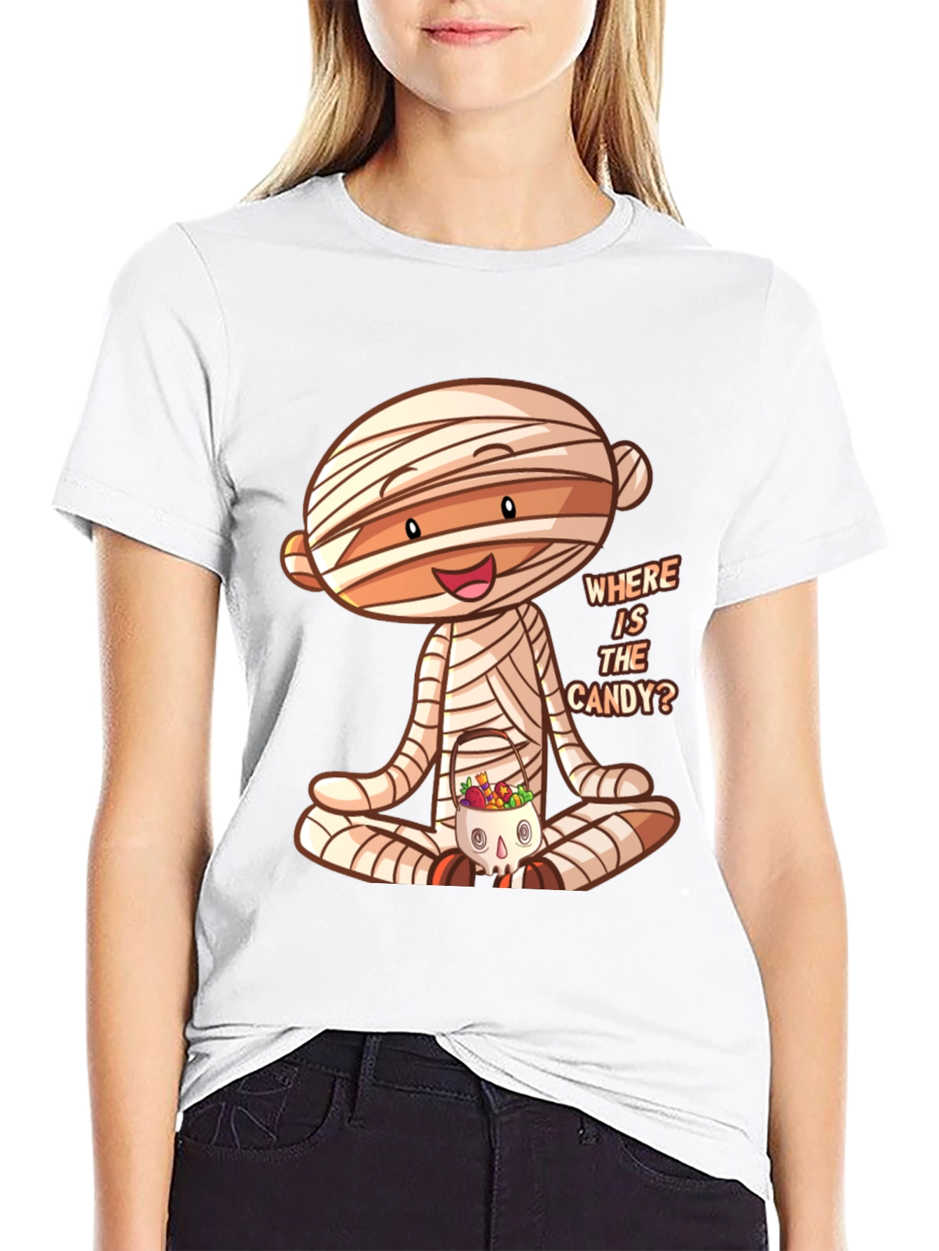 Halloween Mummy Candy T-Shirt
