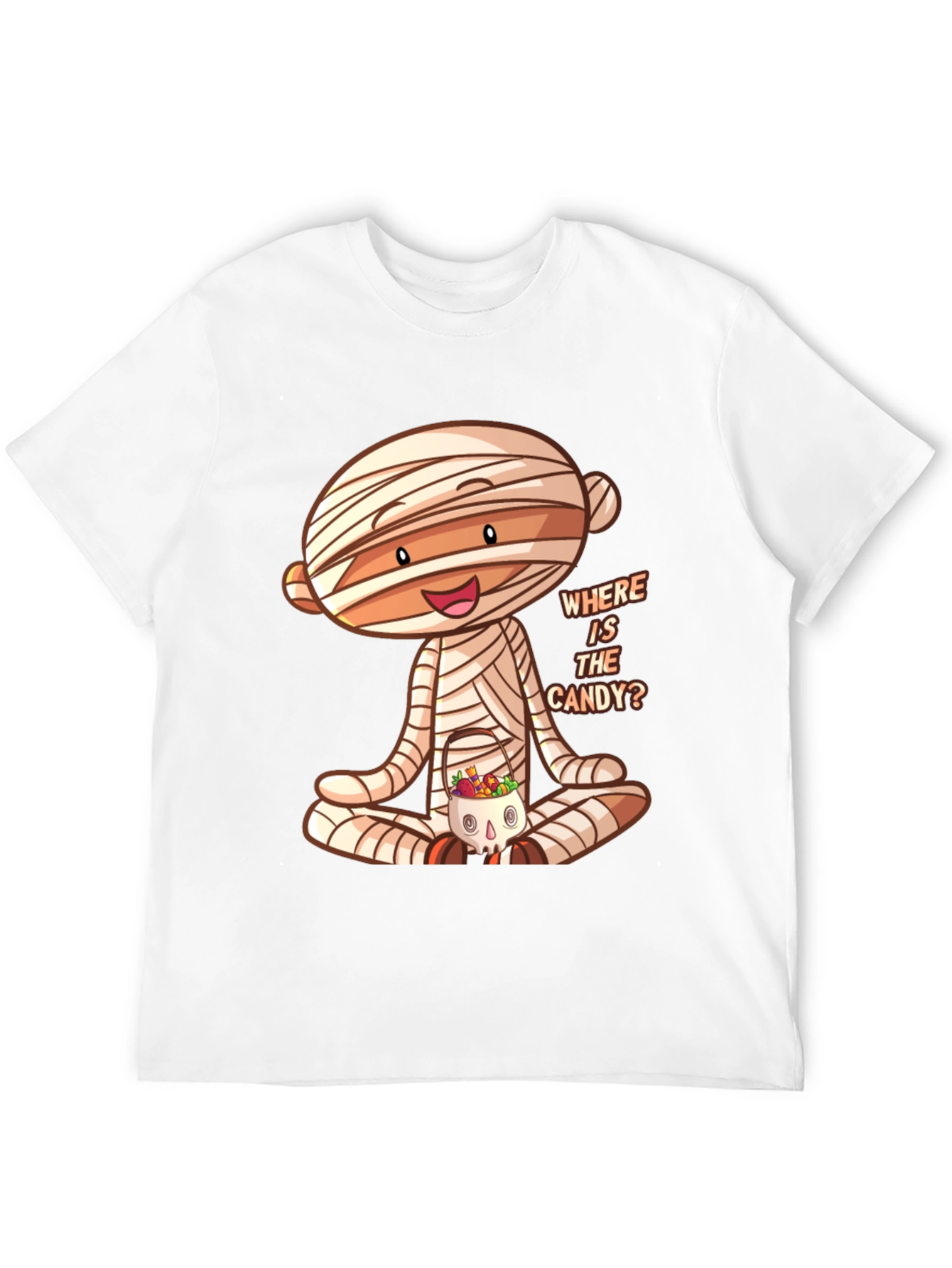 Halloween Mummy Candy T-Shirt