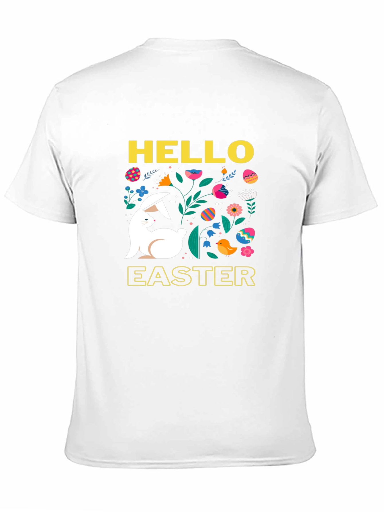 Hello Easter Bunny Graphic T-Shirt
