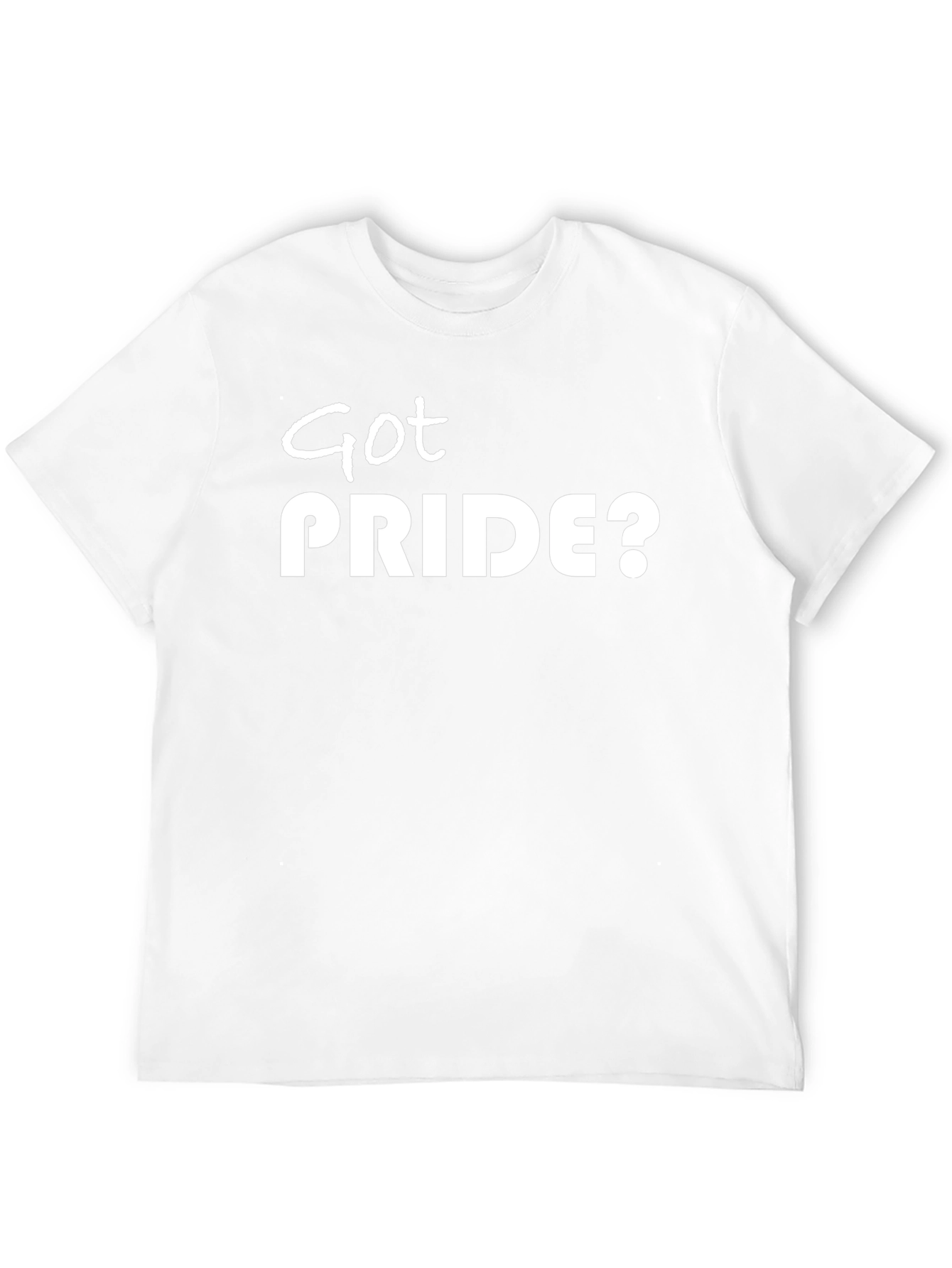 Got Pride? Graphic T-Shirt - Black Crew Neck Tee