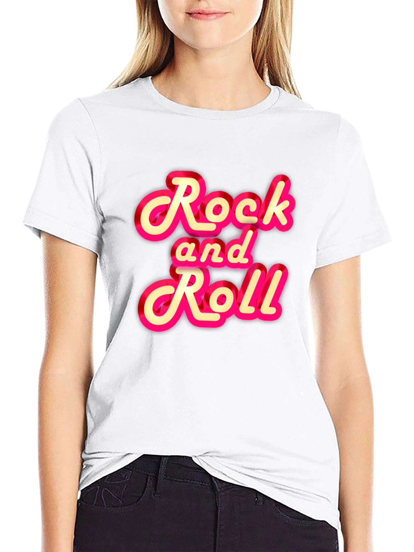 Rock and Roll Graphic Tee - Classic Style