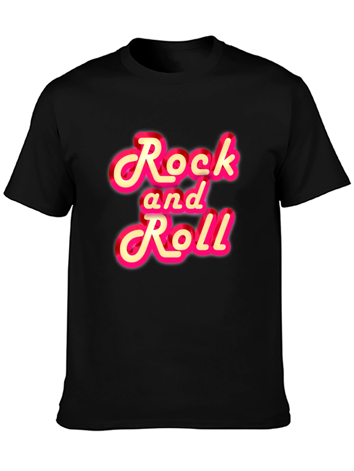 Rock and Roll Graphic Tee - Classic Style