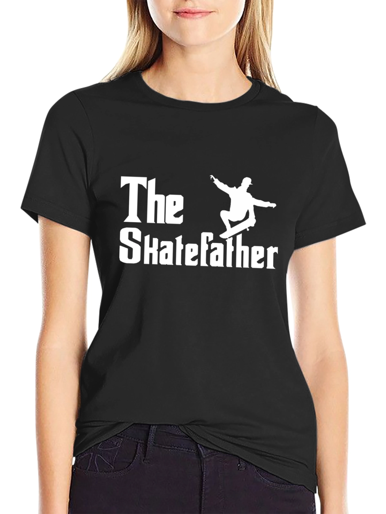 The Skatefather T-Shirt - Cool Skater Dad Tee