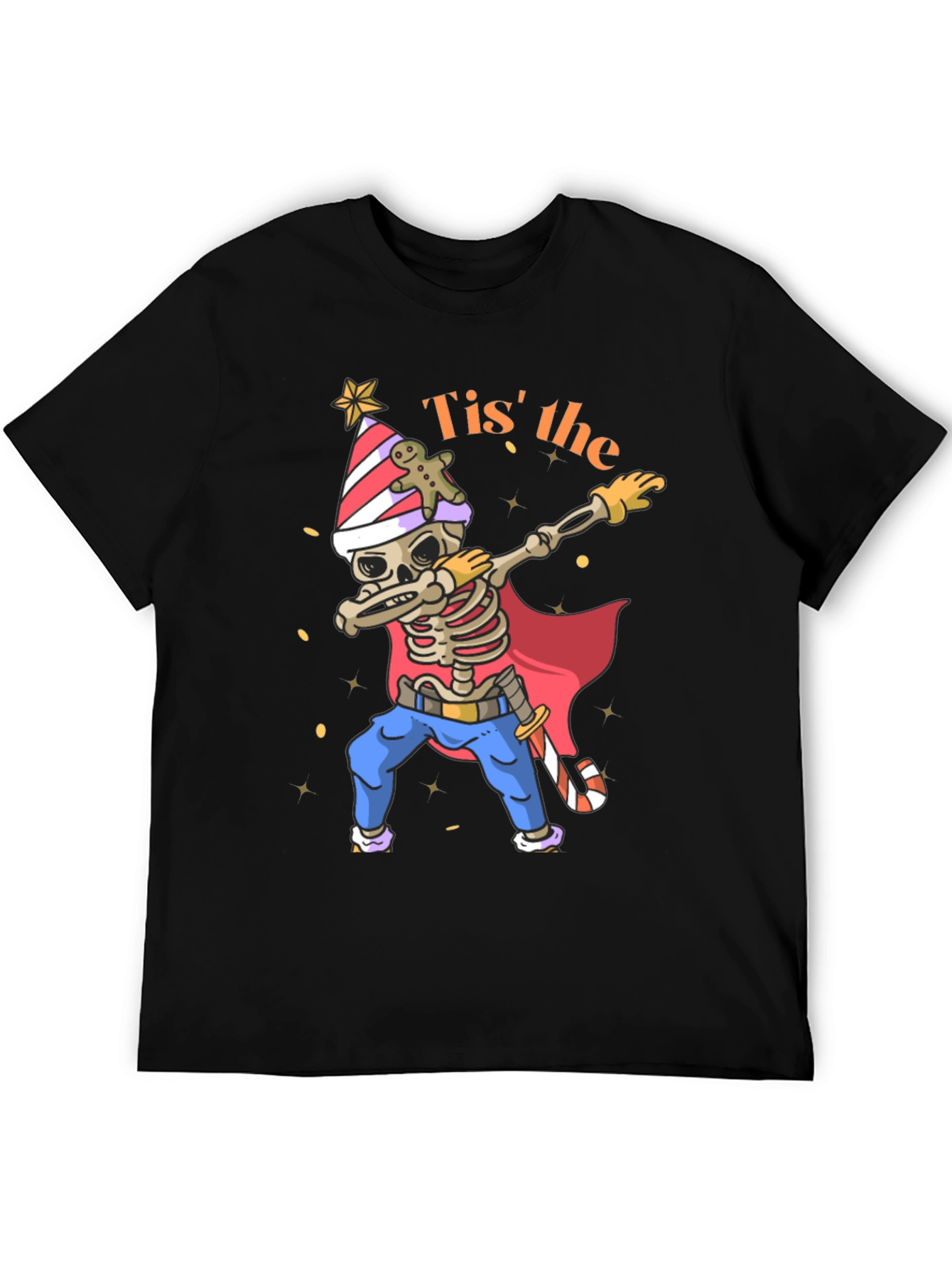 Tis the Season Skeleton Dabbing T-Shirt