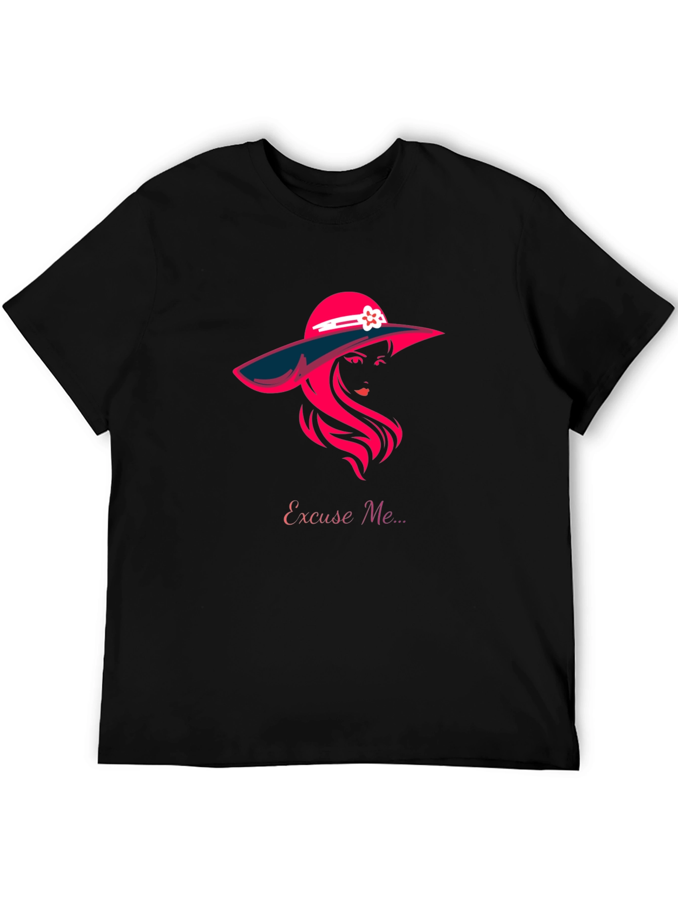 Excuse Me Graphic T-Shirt - Stylish Woman Design