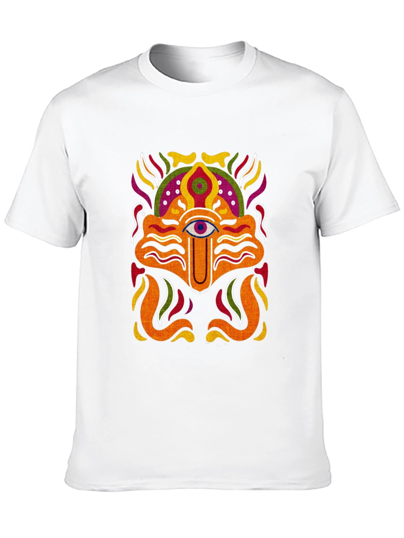 Eye-Catching Graphic Print Tee