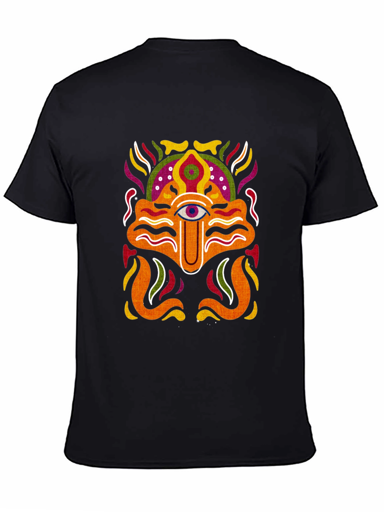 Eye-Catching Graphic Print Tee