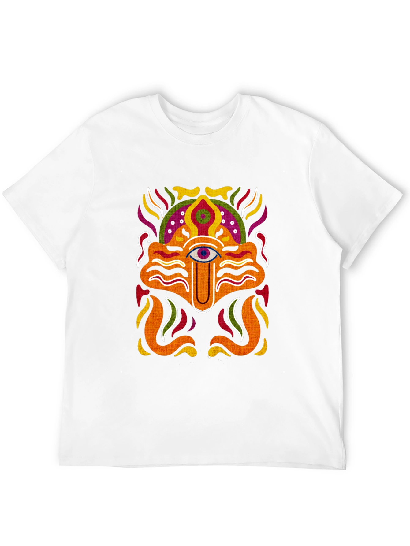 Eye-Catching Graphic Print Tee