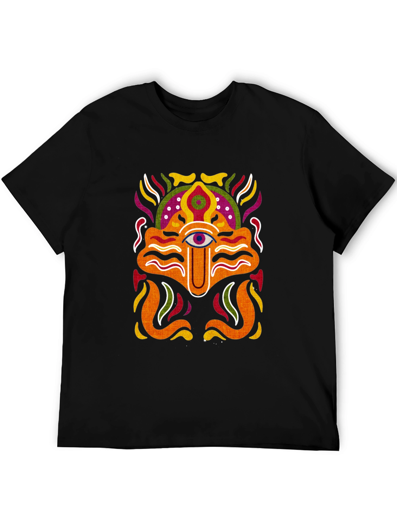 Eye-Catching Graphic Print Tee
