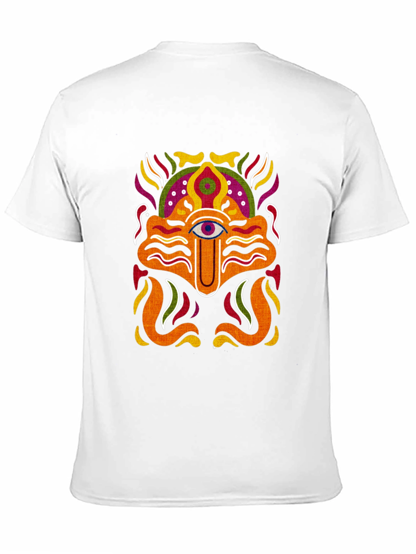 Eye-Catching Graphic Print Tee