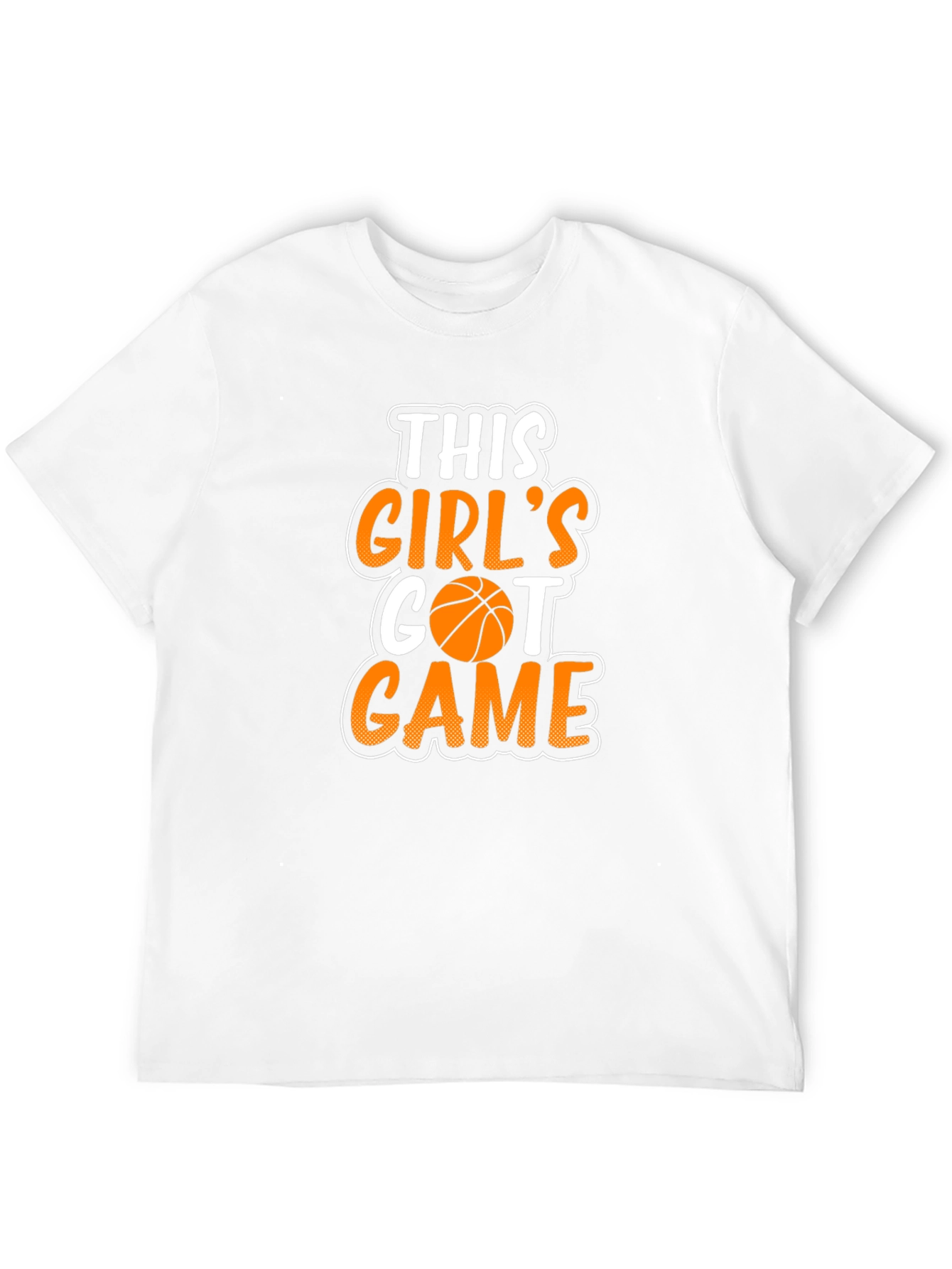 Girls Got Game Basketball Graphic T-Shirt