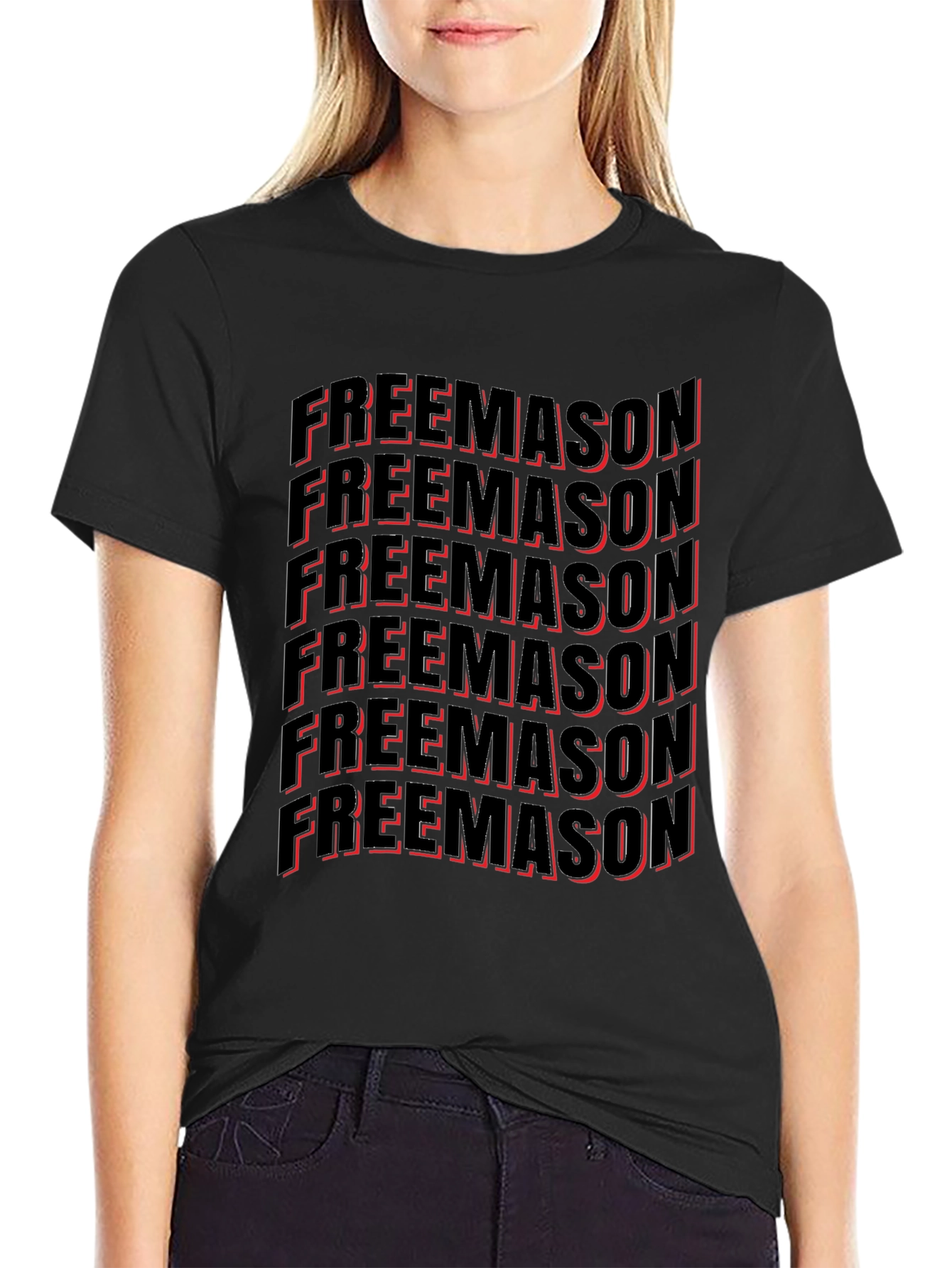 Freemason Graphic Tee - Black