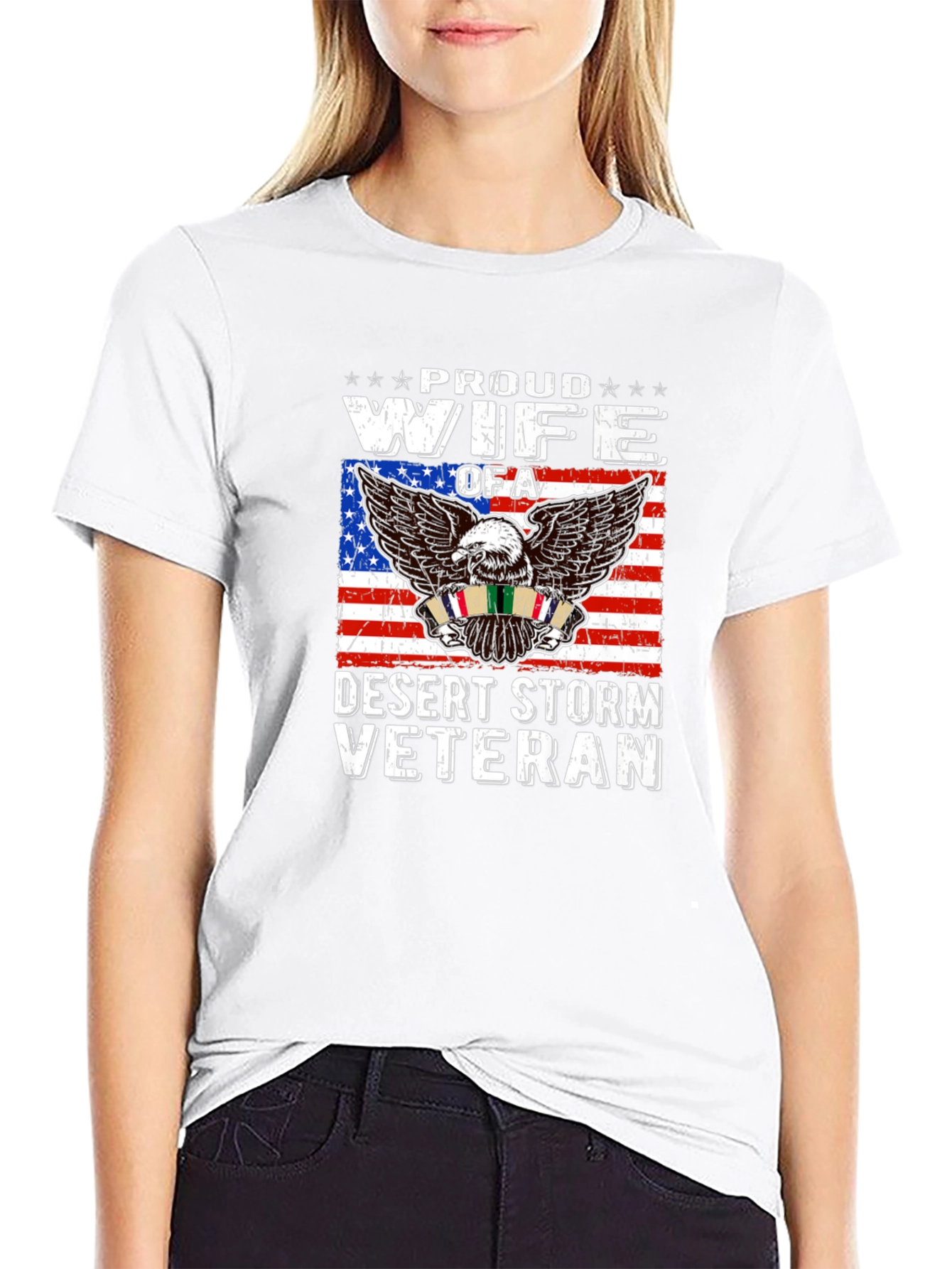 Proud Wife of a Desert Storm Veteran T-Shirt