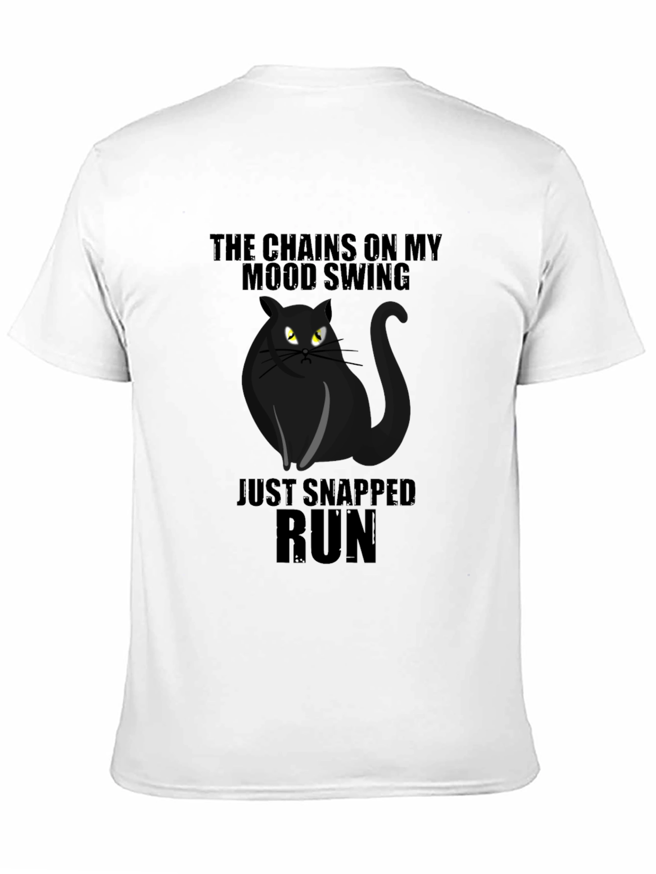 Mood Swing Cat Graphic T-Shirt