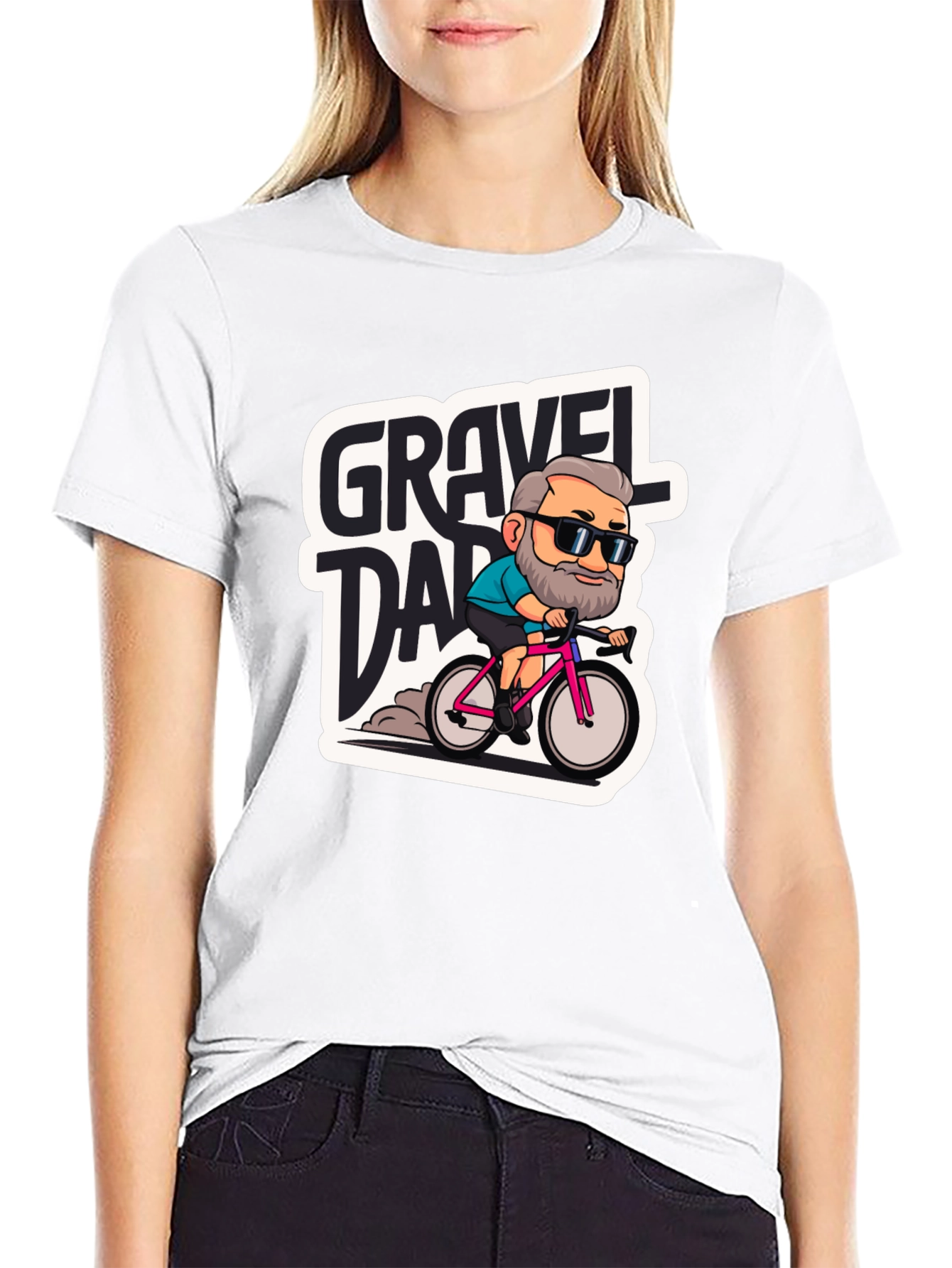 Gravel Dad Graphic Tee - Cycling Enthusiast T-Shirt