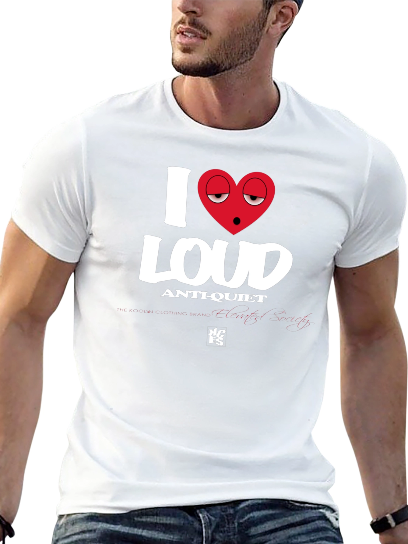 I Heart Loud T-Shirt - Anti-Quiet Society Tee