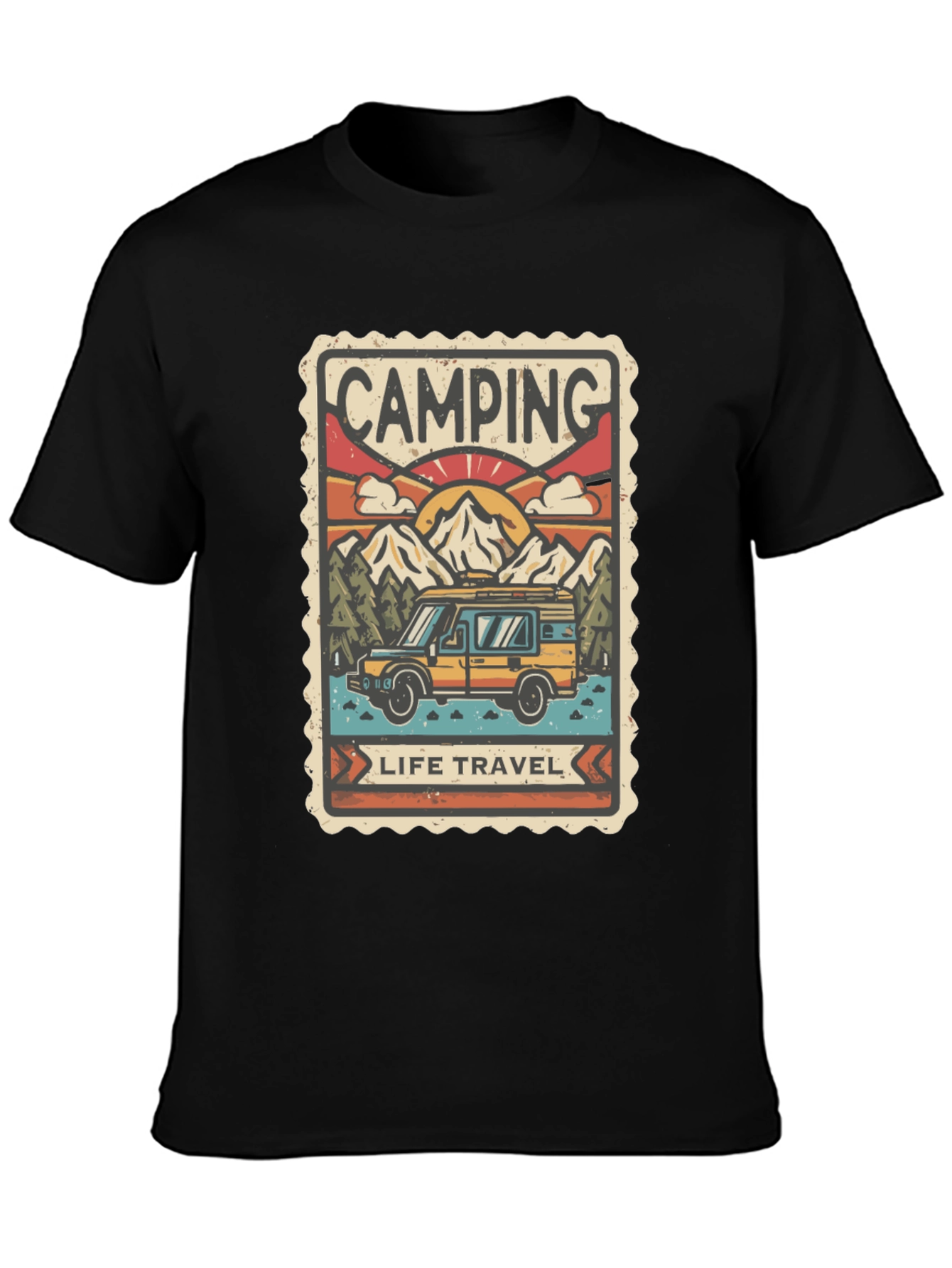 Camping Life Travel T-Shirt - Adventure Awaits!
