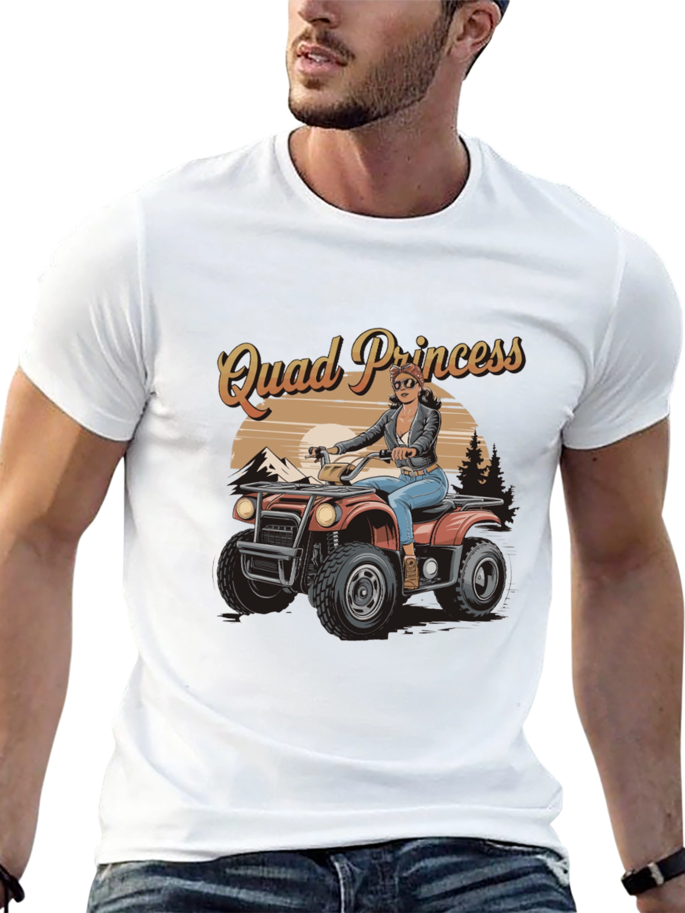 Quad Princess ATV T-Shirt - Off-Road Adventure