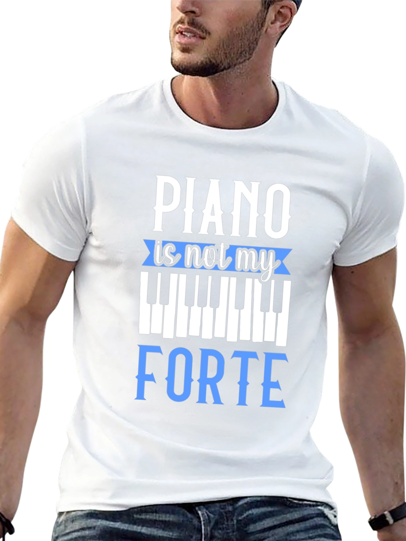 Piano is Not My Forte Graphic Tee