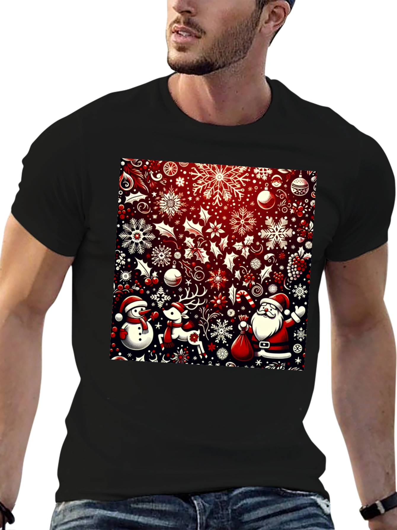 Festive Christmas Graphic Tee