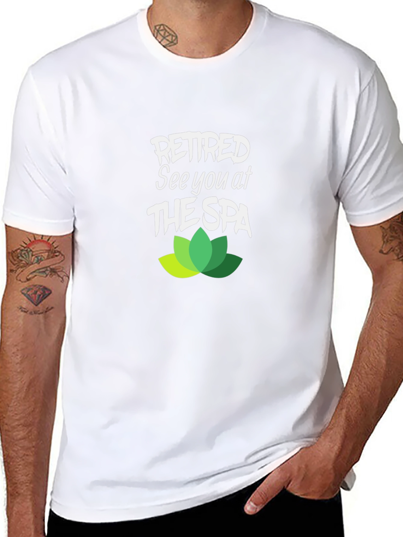Retired See You at The Spa Graphic Tee