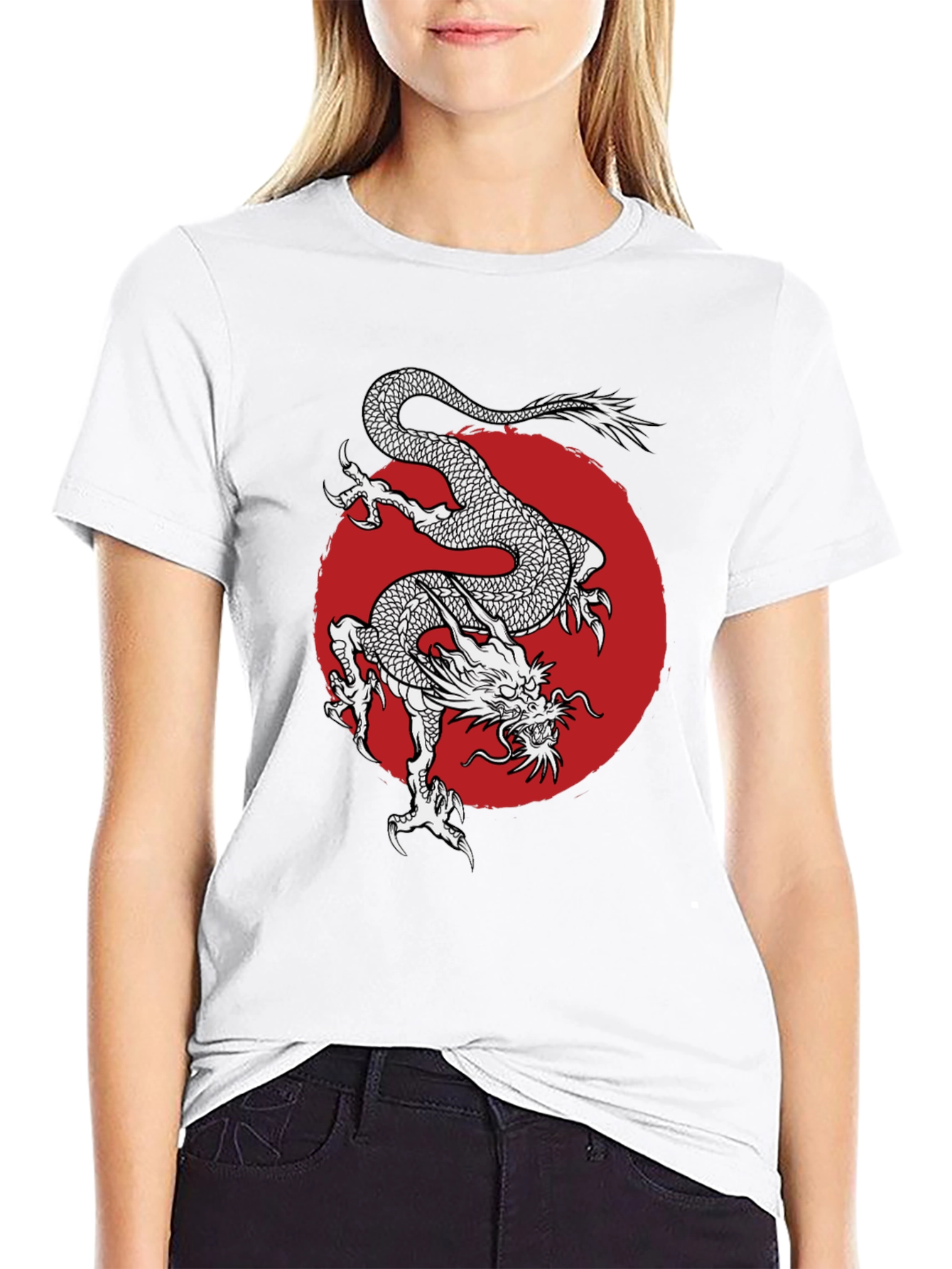 Dragon Graphic Tee - Black T-Shirt