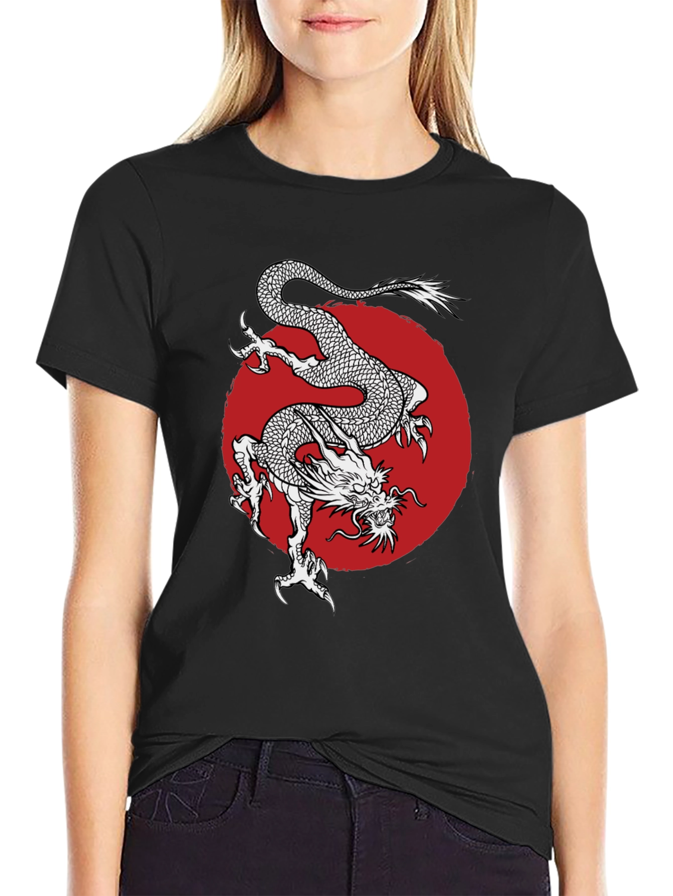 Dragon Graphic Tee - Black T-Shirt