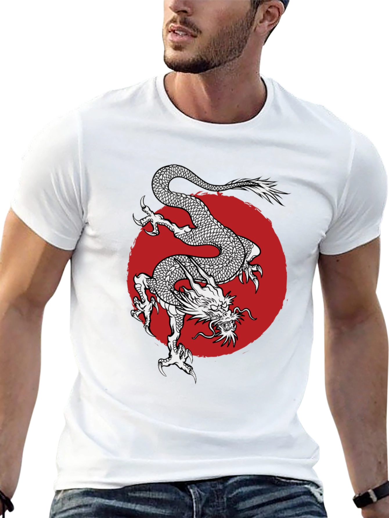 Dragon Graphic Tee - Black T-Shirt