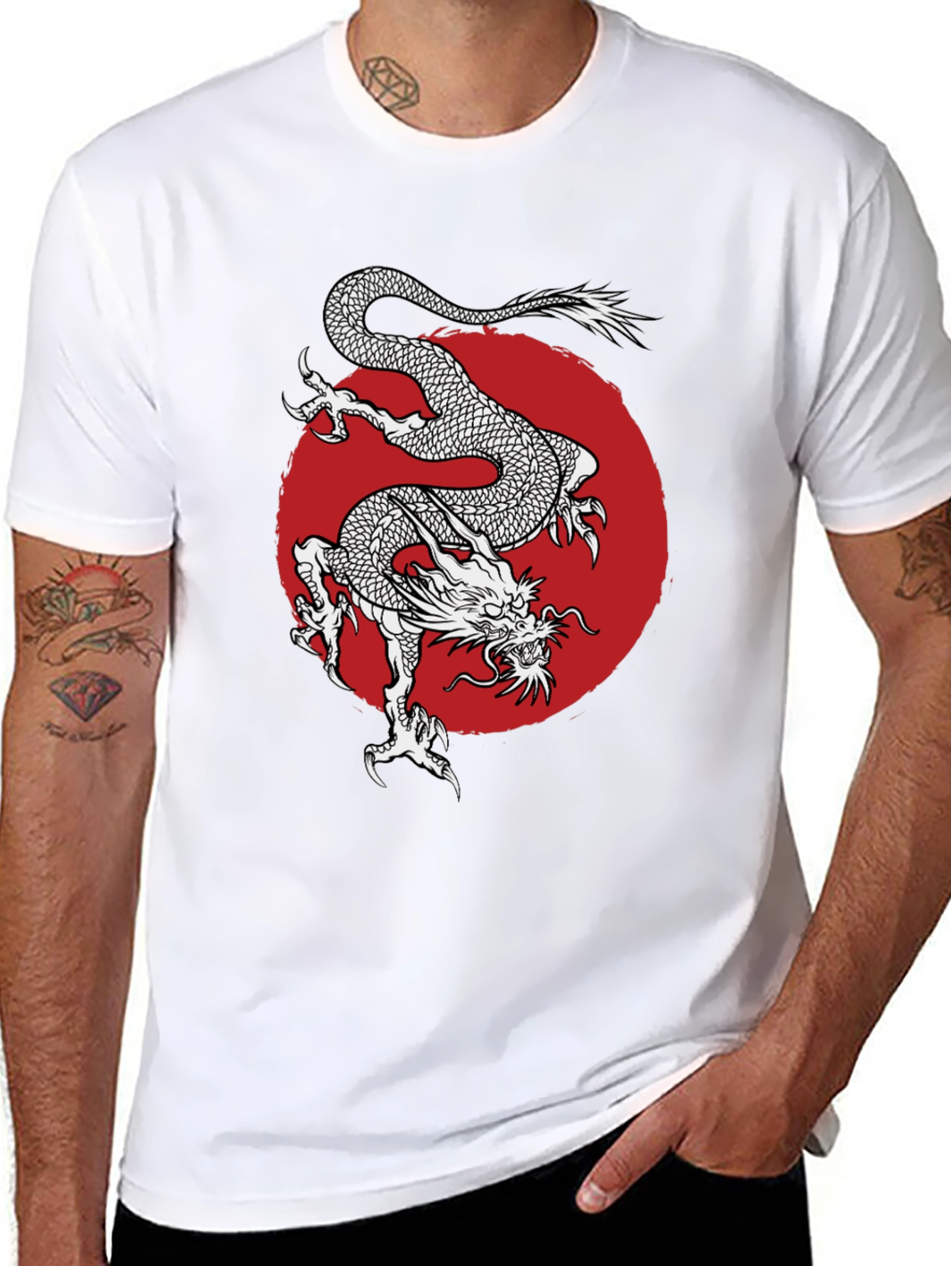Dragon Graphic Tee - Black T-Shirt