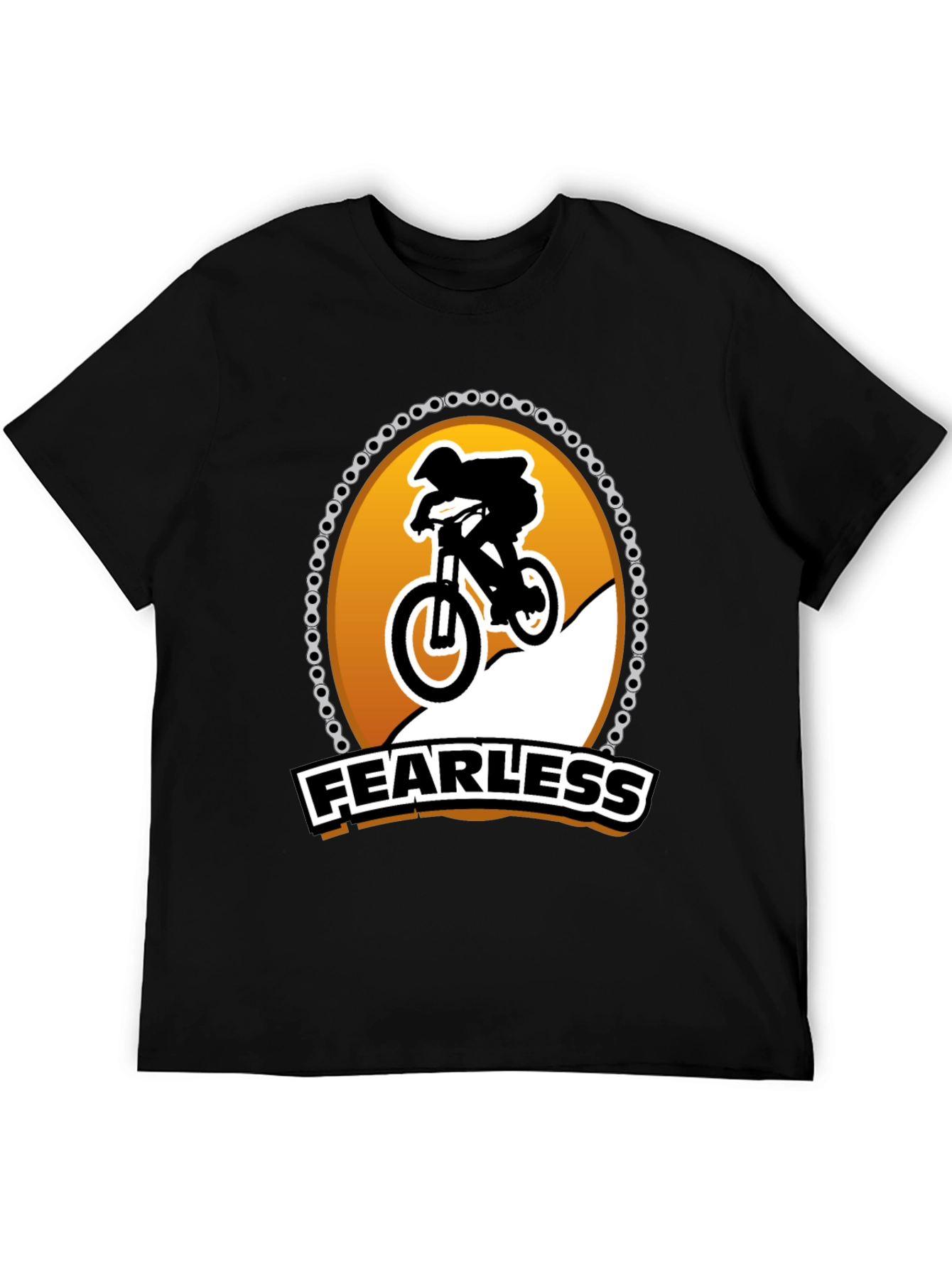 Fearless Biker Graphic T-Shirt