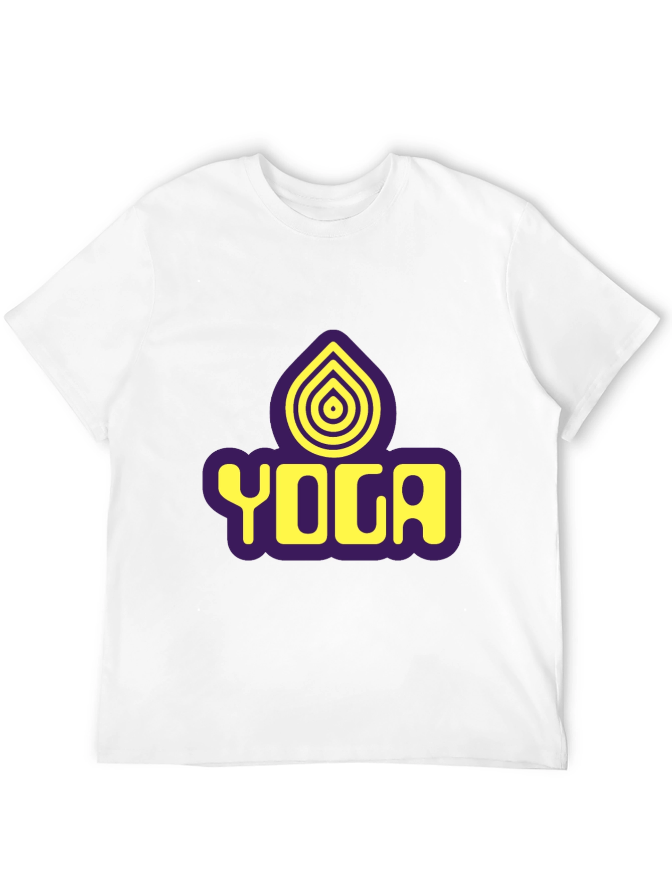 Yoga Graphic Black T-Shirt
