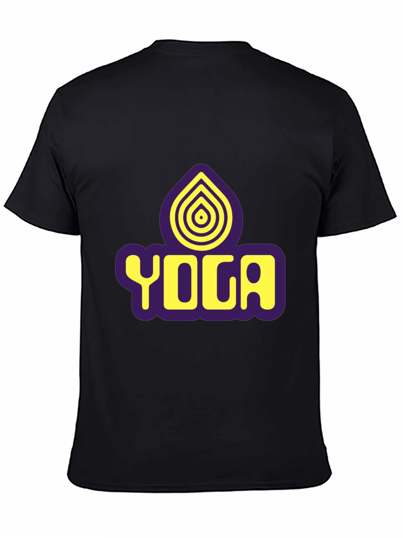 Yoga Graphic Black T-Shirt