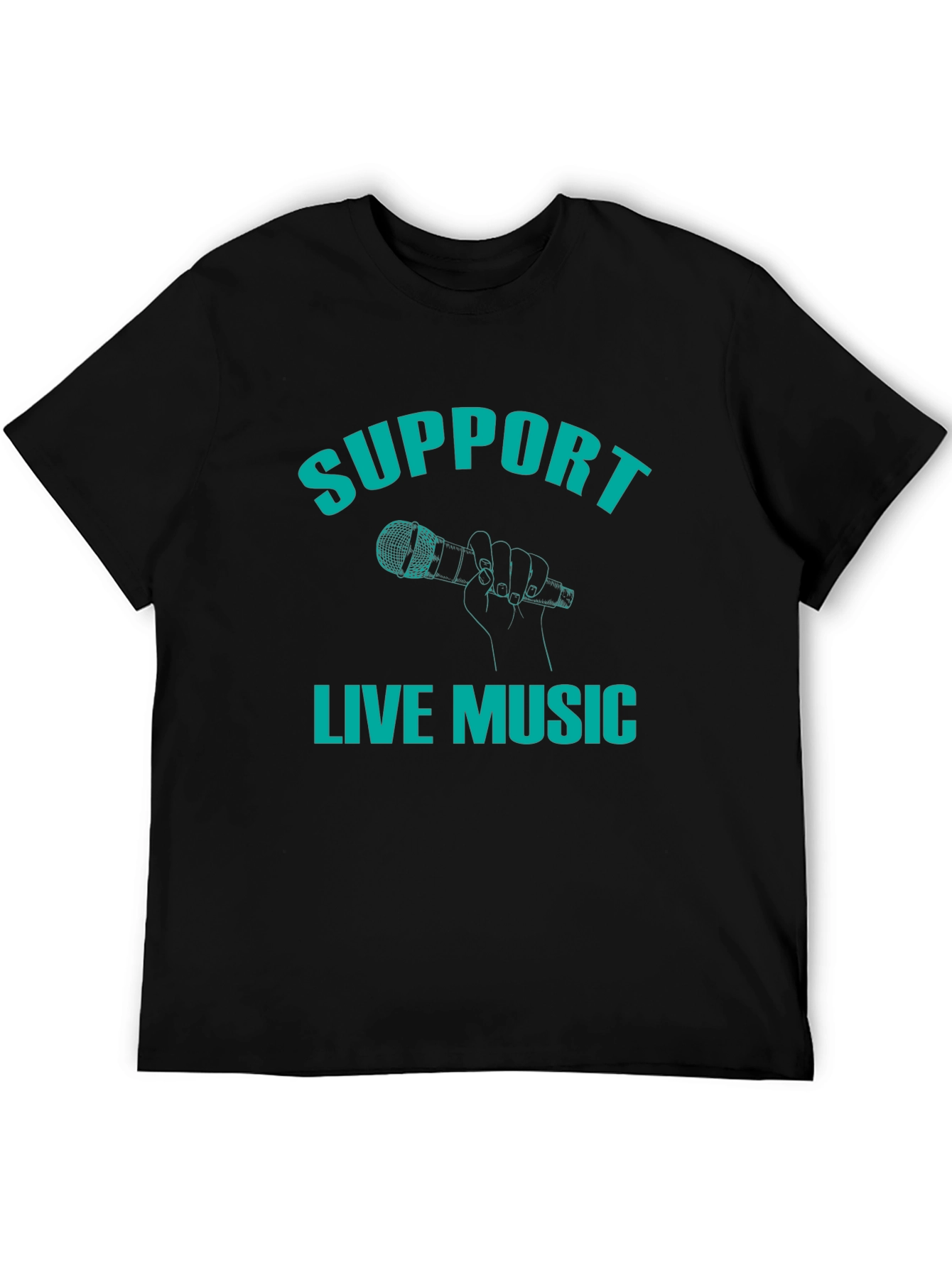 Support Live Music Graphic Tee